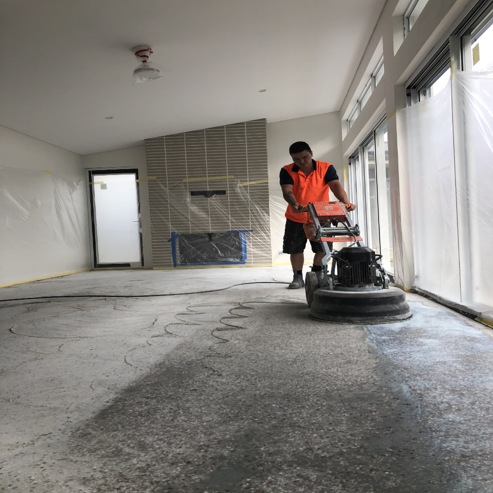 Concrete Floors Mechanical Polishing