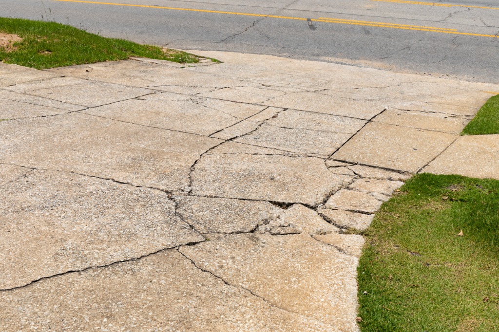 Cracked Concrete Driveway Overlays