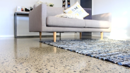 Honed Concrete Indoor Flooring