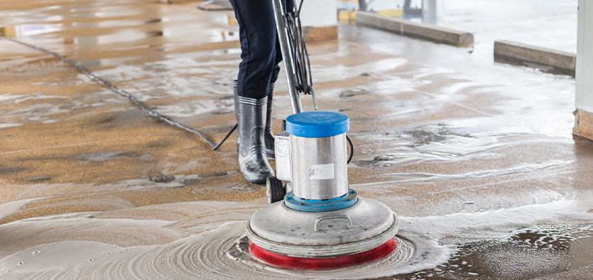 Burnished Concrete Floor Maintenance