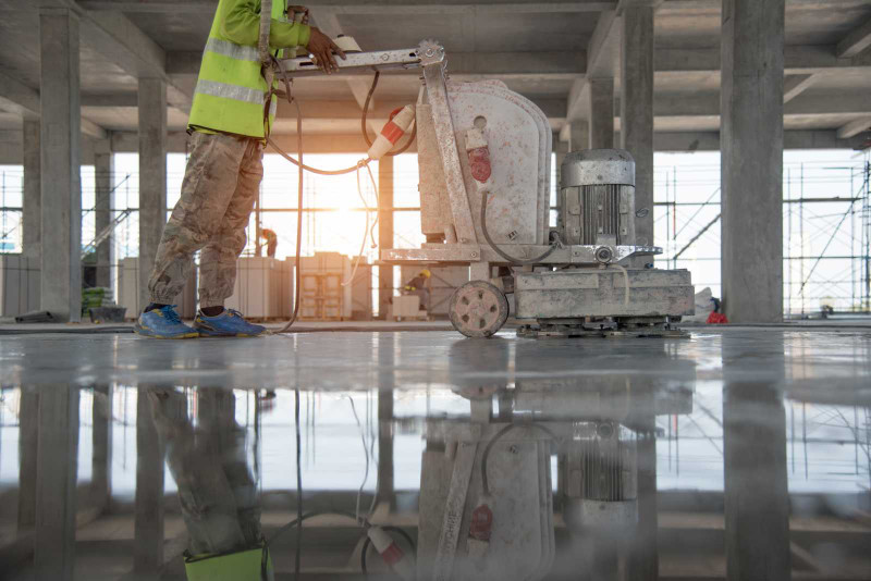 Preparation Bunrinshed Concrete Floor