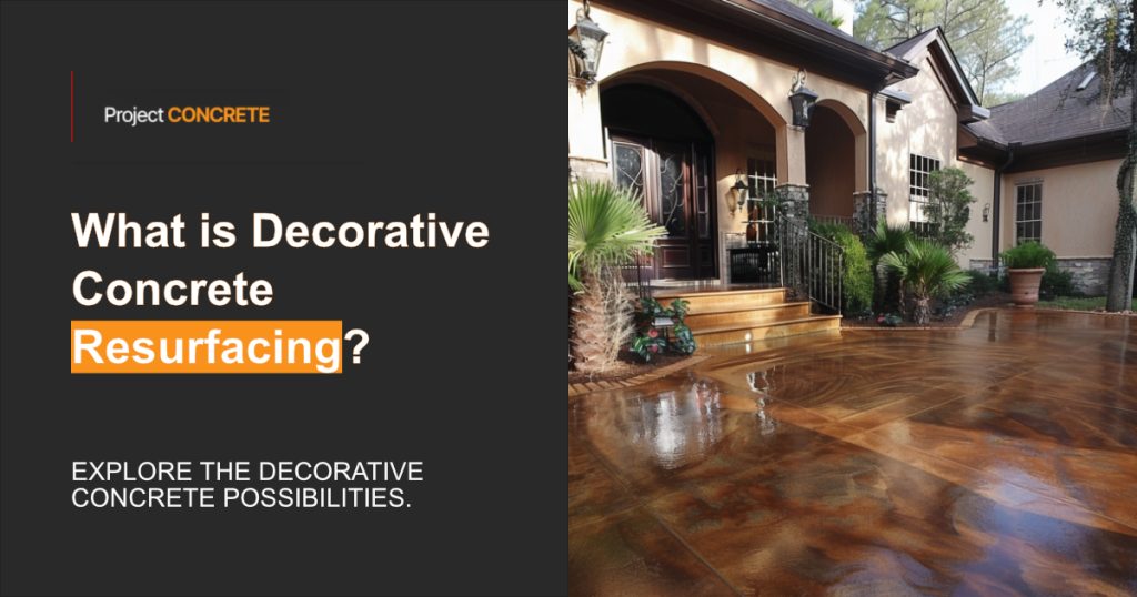 What is Decorative Concrete Resurfacing?