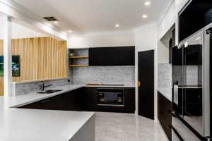 Completed Polished Concrete Floor In Kitchen
