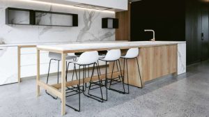 Kitche Polished Concrete Floor