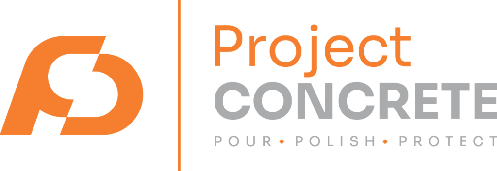 Projectconcrete 1. Main Logo Orange Icon With Grey Text